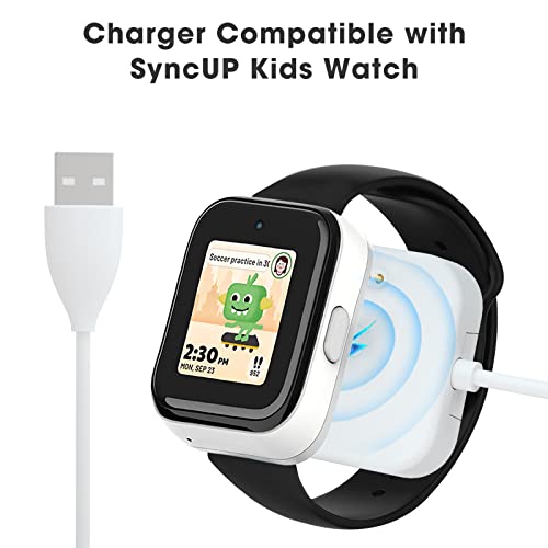 SimpleThings for SyncUP Kids Watch Charger (White Charger)