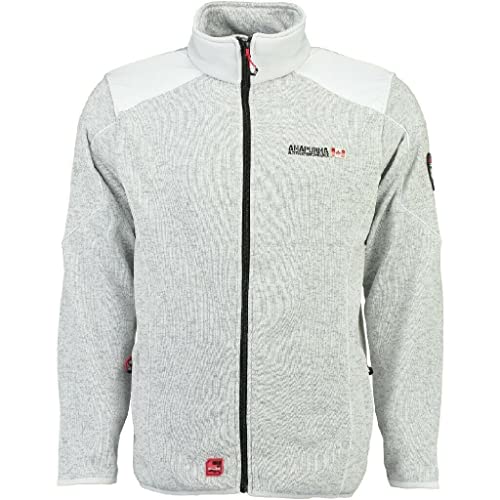 Sweat-shirt fermeture éclair Anapurna Turbine Blanc XL avec deux poches