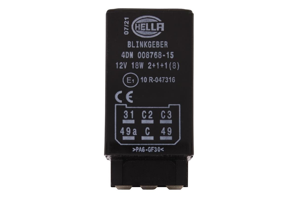 Image secondaire de Centrale Clignotante HELLA 4DN 008 768-151 - 12V avec Support