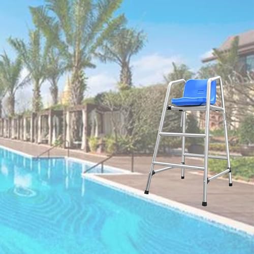 Silla salvavidas de acero inoxidable 304 para piscina 150 cm miniatura 1