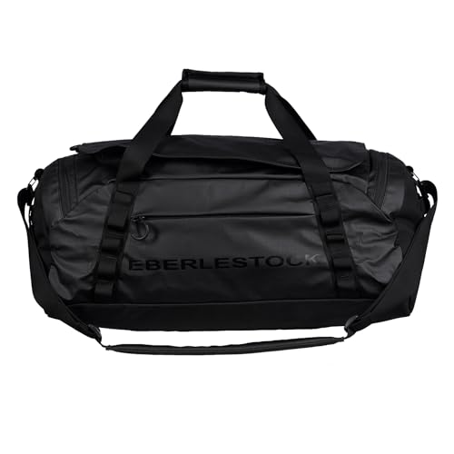 Eberlestock Hyllus Duffel Bag for Men - Durable, Water-Resistant, Small Men's Duffle Bag with Zipper Pockets, Ideal for Travel & Gym, Tactical Gear Bag, Hunting, Fishing, Camping - Black, 45L
