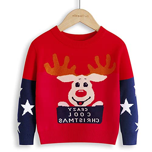 Kids Christmas Sweater Boys Xmas Sweatshirt Long Sleeve Pullover Girls Fall Winter Tops Christmas Clothes2