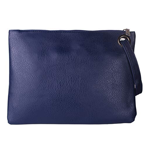 ZOONAI Übergroße Clutch Bag Geldbörse, Womens Große Leder Abend Wristlet Handtasche Cover