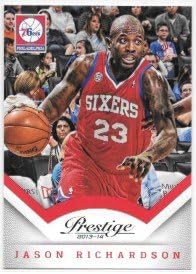 Jason Richardson 2013-14 Prestige Philadelphia 76ers Card #23