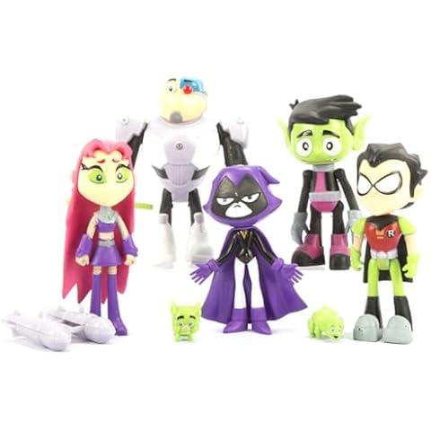 5 Pcs Cartoon Figures Collectible Toy Statues Cover