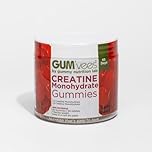 Creatine Gummies | 1 gram creatine monohydrate per gummy | 2-5 per day | Muscle Growth and Brain Health | Mango and Berry flavor (1 count (Pack of 90), Berry)