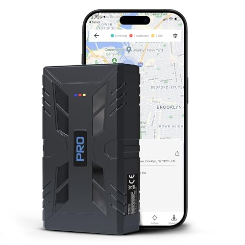REWIRE SECURITY 104-Pro 4G Magnetic GPS Tracker for Vehicle | Easy Mount | Fits with Car, Truck, Van & Motorbike | Portable Live Tracking | Up to 2 Month Battery Life | Low Cost Subscription Plans