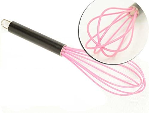 Mozentea Silicone Whisk Egg Beater - A Tool for Kitchen (10 inch 4 wire)