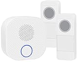 Wireless Door Bell,Waterproof Door Bell Chime Kit Operating at 300M/1000FT,38 Chimes,4 Volume Levels