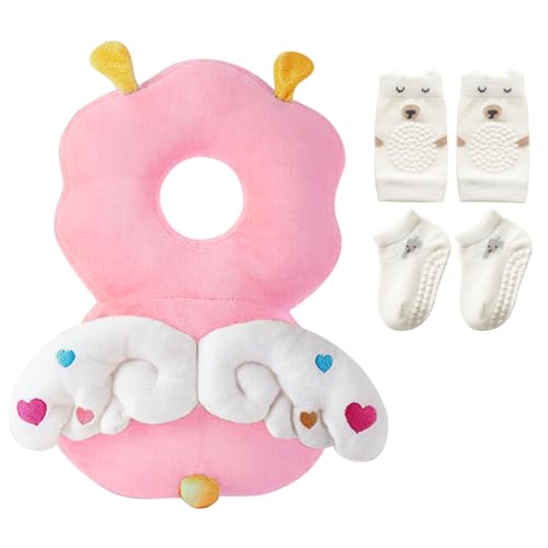 Image of Grnstf Baby Toddler Head Protector, Baby Head Protection Backpack, Adjustable（Angel）