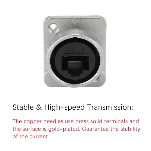Conector RJ45 CAT6 Ethernet con protección IP67 x2 miniatura 5