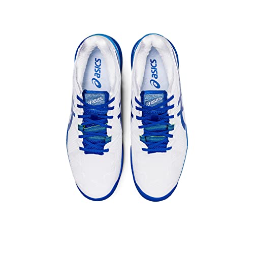Tênis Asics Gel Resolution 8 Saibro - White/Tuna Blue (br_footwear_size_system, adult, numeric, nume