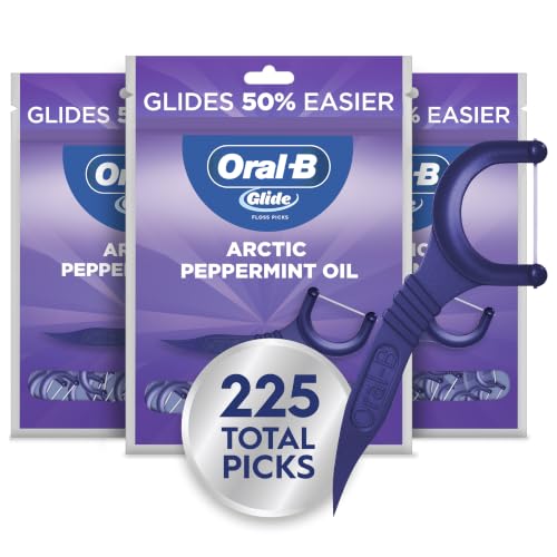 Oral-B Glide Dental Floss Picks, Arctic Peppermint...