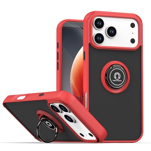 Coque rouge iPhone 17 Pro silicone rigide idéale pour selfies et trajets