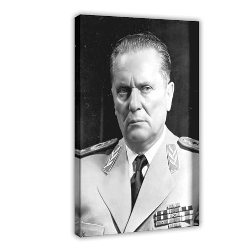 Affiches sur toile Josip Broz Tito décoration murale bureau taille L