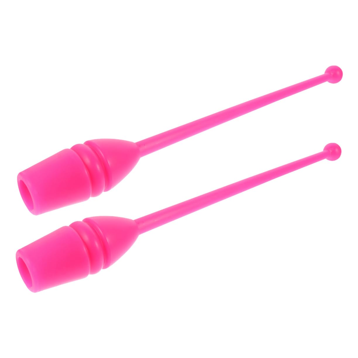 Toddmomy 2pcs Rhythmic Gymnastics Stick Clubs Gymnastics Training Equipment Tool 35cm Length
