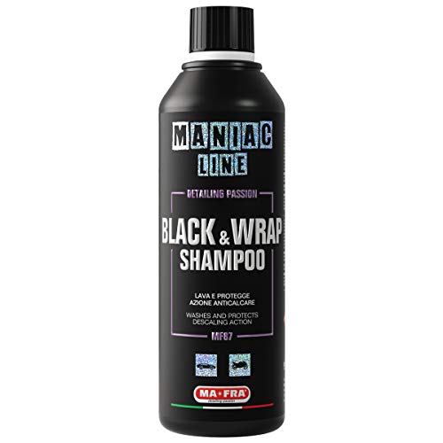 Champú Black & Wrap jabón de lavado de coche negro y acabados mate