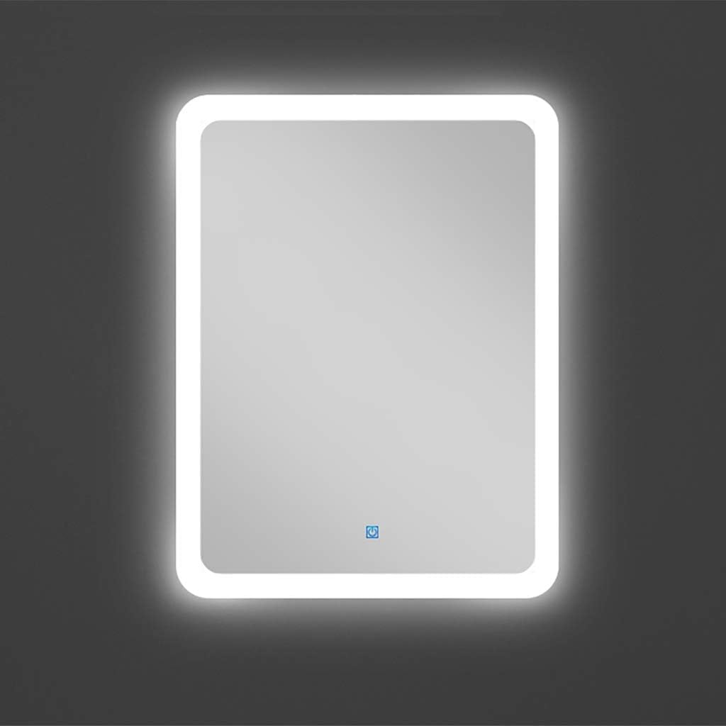Bathroom Mirror Wall Mirror Compatible with Bathroom Bathroom Mirror - Rectangular Led Illuminated Wall Mounted Mirror with Lights