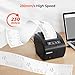 MUNBYN POS Printer, Receipt Printer USB Ethernet 80MM Thermal Printer P047, Impresora térmica, Black Supermarket POS Kitchen Printer with Auto Cutter Support Cash Drawer ESC/POS Windows System