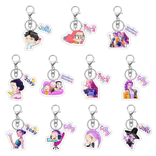 UNIPORE Llaveros hunt para Bolsitas de Regalo, Llaveros Acrílicos Estilo Anime...