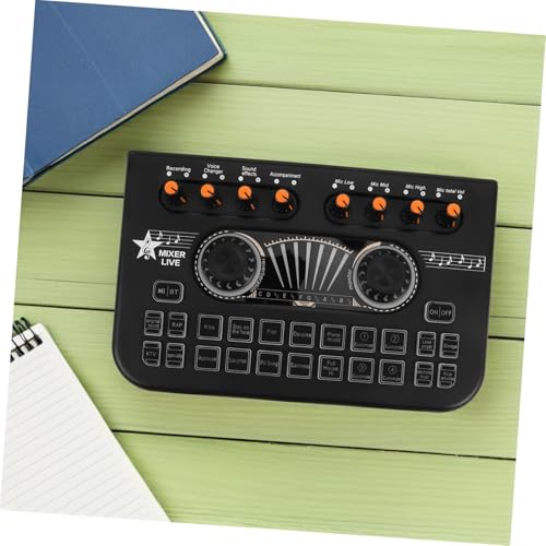 Table de mixage audio podcast avec entrée microphone et changeur de voix - 4