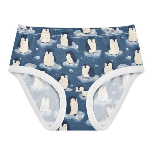 Girls Underwear Soft Cotton Penguin Kids Panties in Sizes 2/3t, 4t, 5t, 6 and 8