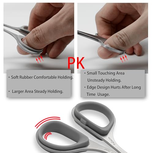 Curved and Rounded Facial Hair Scissors,Moustache Scissor, Beard Trimming Scissors for Men