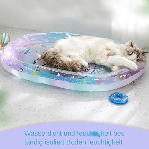 Tapis d'eau sensoriel pour animaux de compagnie durant l'été - 3