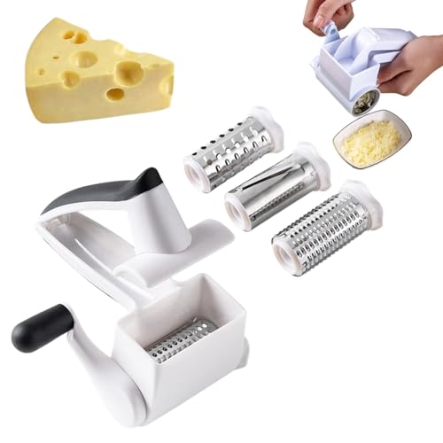 Rallador Manual de Queso 3 en 1 con Manivela miniatura 1