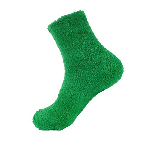 Image of BambooMN Women's Super Soft and Cozy Feather Light Fuzzy Socks - Multiple Color Options - Two Sizes - Value Packs
