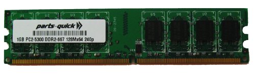 parts-quick 1GB DDR2 Memory for Dell Optiplex 210L Desktop PC2-5300 240 pin 667MHz DIMM RAM Brand