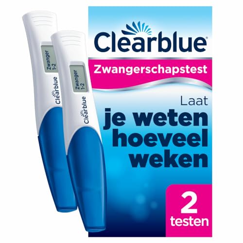 Clearblue Prueba De Embarazo Digital - Piezas, Multi, 2 Unidad