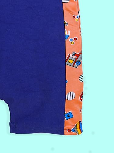 Image of KiddoPanti Boys & Girls Half Sleeve Mid Thigh Length Swim Suit