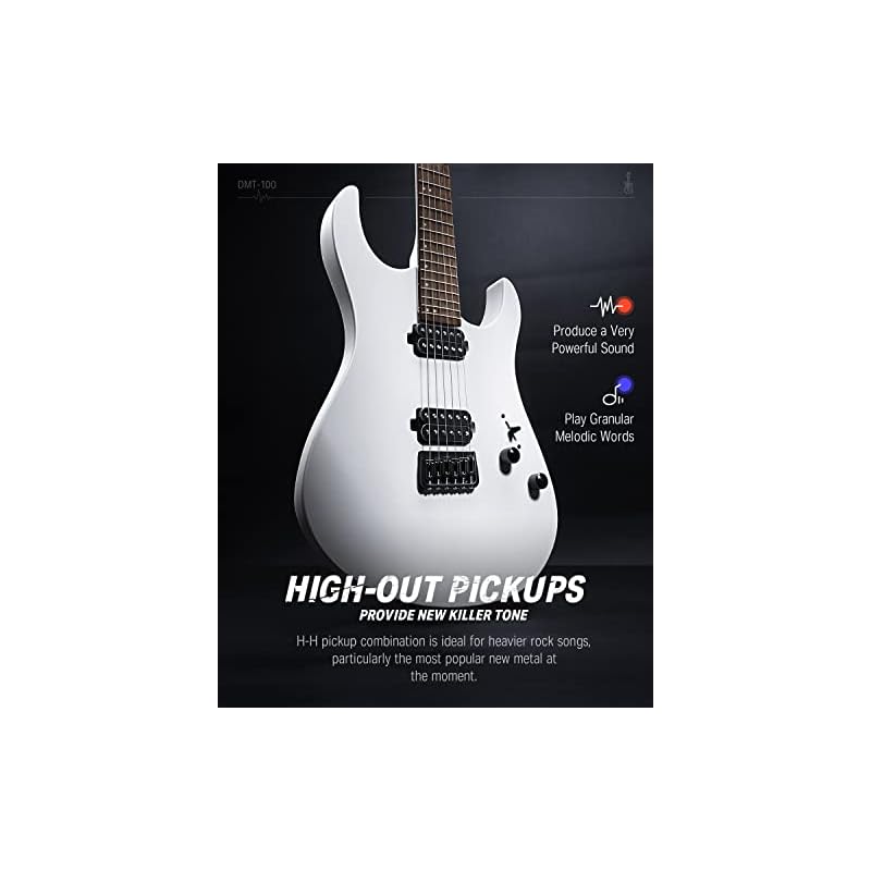 Donner 39 Inch Metal Electric Guitar & 5W Mini Guitar Amp