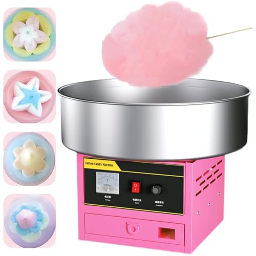RayGenius Zuckerwattemaschine FüR Kinder, Zuckerwattemaschine FüR Zuhause. Parteien, Haus, Spaß Snack Behandelt Machen, Tragbar, EnthäLt Zuckerwatte Wand.