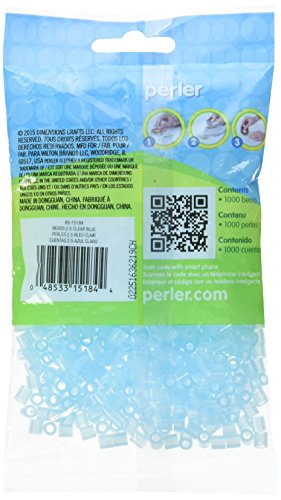 Perler 1000 perles bleu clair multicolores pour loisirs créatifs et plaques à repasser - 3