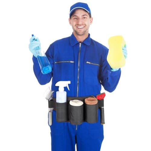 Image of PAHAL Infantory Utility Tool Belt 3 Pocket | Professional Waist Tool Pouch for Electrician, Carpenter, Plumber & Repair Work