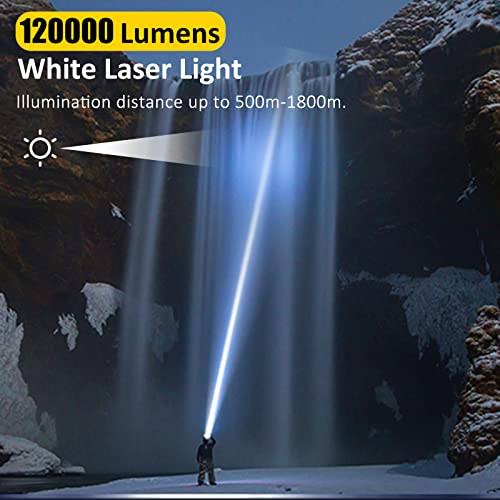 Yoobao Headlamp Rechargeable, 120000 Lumens Super Bright Headlight With 10 Modes, Motion Sensors, Zoomable, Ipx6 Waterproof Headlamps For Adults With Red Light For Camping, Hunting, Adventure #TOP3