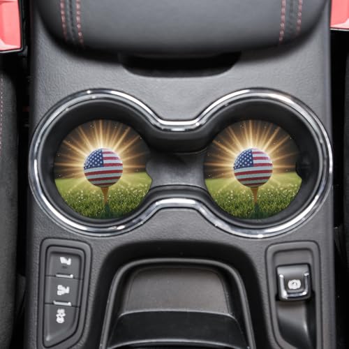 Portavasos para auto cerámico absorbente 2 piezas miniatura 4