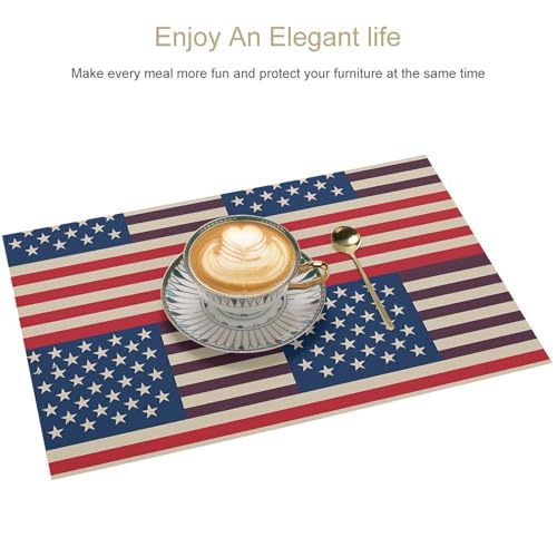 Set de table de qualité supérieure en PVC avec drapeaux imprimés haute définition - 4