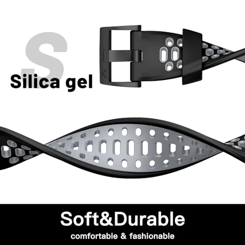 Correa de silicona deportiva para Garmin Fenix 7/6/5 22mm miniatura 5