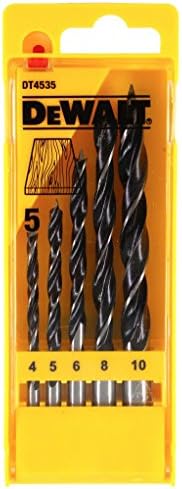Dewalt DT4535-QZ Brad point wood drill bit Set (5 Piece)