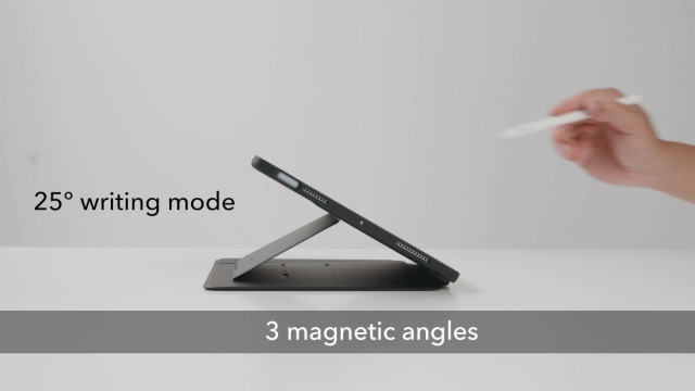 ESR for iPad (A16) 11th Generation Cover, iPad 11th/10th Gen Cover (2025/2022), Vertical Stand Case, Multi Stand Angles, Ultra-Stable Case with Pencil Holder, Flip Series, Black