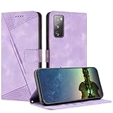 Mo-Beauty Handyhülle für Samsung Galaxy S20 FE 5G / S20 Fan Edition / S20 Lite, PU Leder Brieftasche Klapphülle Magnetic Standfunktion Kartenfach Schutzhülle hülle - Violett