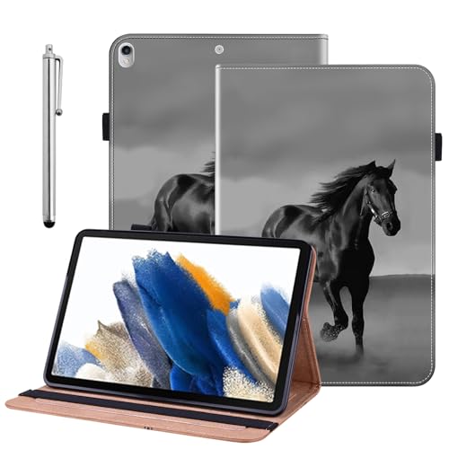 Étui pour iPad Air 3 2019 et Pro 10.5 BOLELAW en cuir PU noir avec béquille