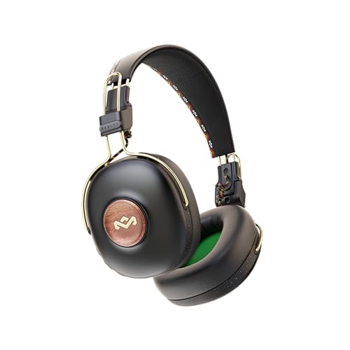 Marley House of Positive Vibration Frequency Casque Audio sans Fil Over Ear - Casque Bluetooth, 34H d'Autonomie, Microphone, Isolation Passive du Bruit,...