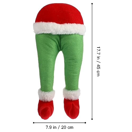 1Pcs Leg Decor Christmas Tree Decorations Christmas Stuffed Legs Stuffed Legs Stuck in Christmas Tree Christmas Ornament for Indoor Outdoor Decor Party Ornaments by Beavorty - Image 9