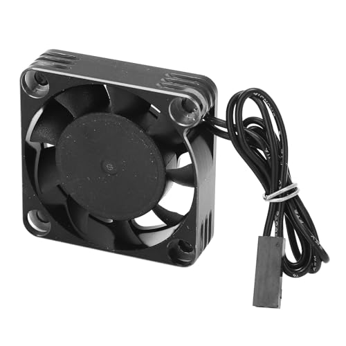 RC ESC Heatsink Fan, Lightweight 15000RPM RC Car Motor Cooling Fan DC 5?9V Universal for Conversion (Silver)