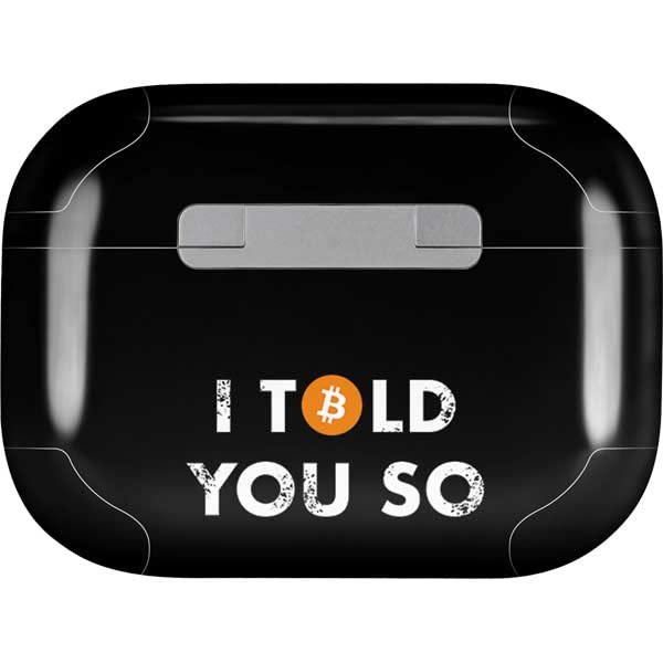 Skinit Decal Audio Skin Compatible with Apple AirPods Pro (2rd Gen, 2022) - Skinit Originally Designed I Told You So Design
