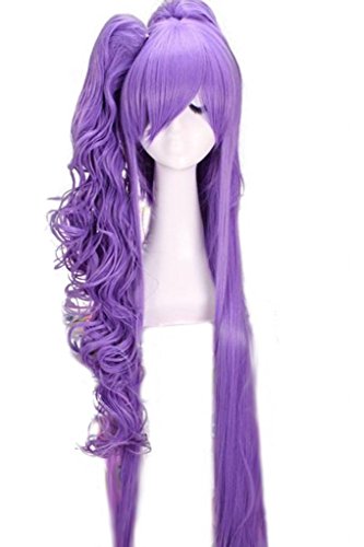 L-email Wig 120cm Long Purple Vocaloid Gakupo Cosplay Wig Ml21